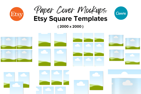 30 Paper Cover Etsy Mockups: Elevate Your Digital Product Presentation