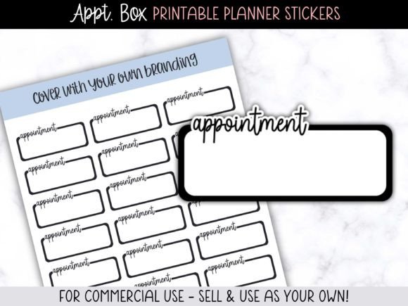 Appointment Box Planner Stickers: Streamlining Your Design Workflow