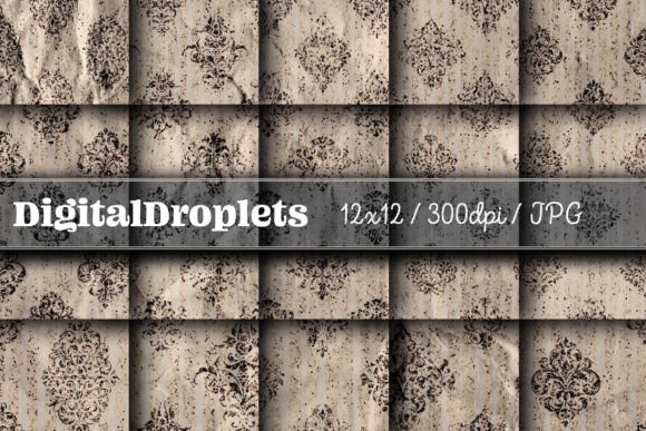 Damask Wallpapers Vol. 5: 40 Vintage Textures for Design