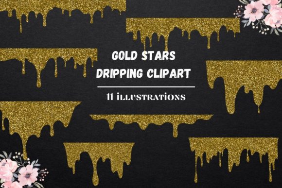 Dripping Gold Clipart: The Ultimate Design Asset for Luxurious Visuals
