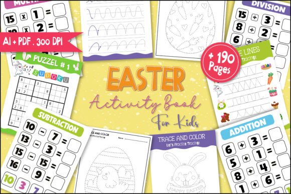 Easter Activity Book for Kids: A Designer's Creative Resource