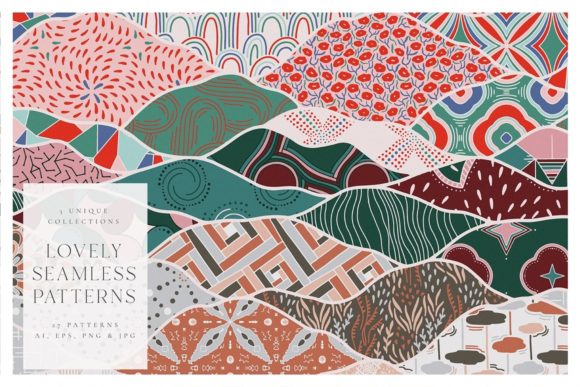 Elevate Your Designs with the Lovely Seamless Patterns Kit