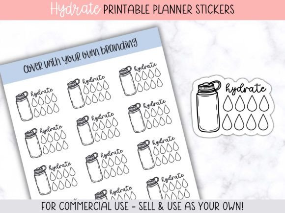 Hydrate Planner Stickers: Streamlining Your Creative Design Workflow