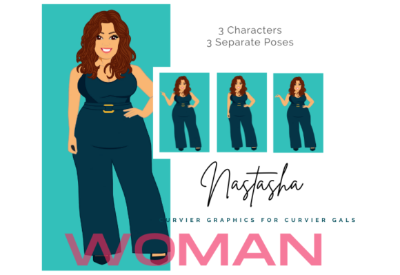 Woman Clipart Illustration: A Versatile Girl Graphic